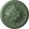 Ekena Millwork Acanthus Ceiling Medallion, Hand-Painted Athenian Green, 11 3/8"OD x 2"P CM11ACAGF - alternate 1